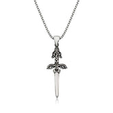 Collier homme Silver Sword